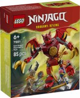 LEGO® NINJAGO 71851 Kais Drachen-Mech Battle Set
