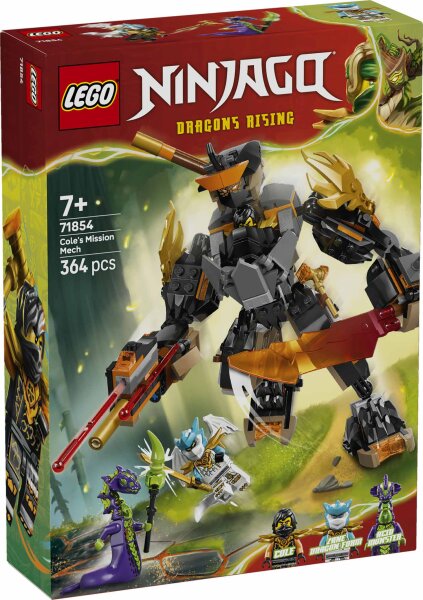 LEGO® NINJAGO 71854 Coles Action-Mech und Drachen-Zane