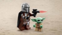 LEGO Star Wars 75436 Der Mandalorianer und Grogu auf ihrem Speeder Bike™