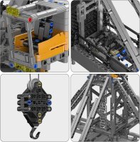 Mould King 17096 Luffing Jib Tower Crane