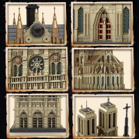 Reobrix 66016 Notre Dame Cathedral in Paris
