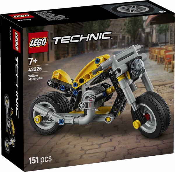 LEGO Technic 42225 Yellow Motorcycle