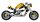 LEGO Technic 42225 Yellow Motorcycle