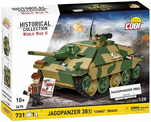 COBI 2670 Jagdpanzer 38(t) "Chwat" (Brave)