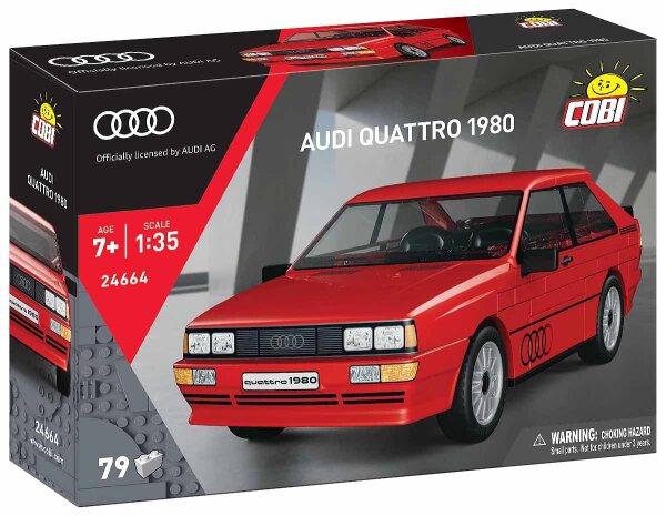 COBI 24664 – Audi quattro (1980) Rot