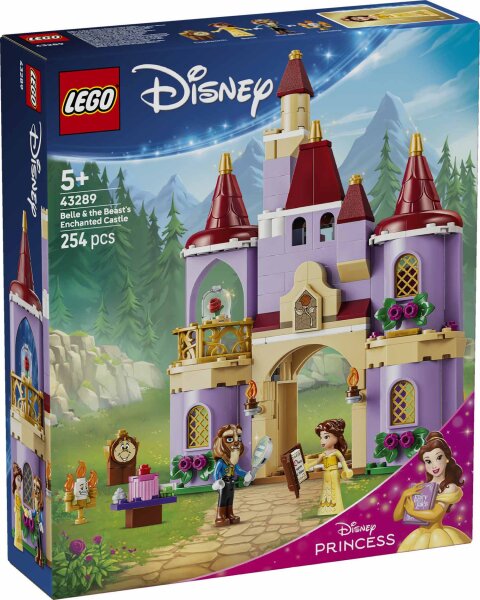 LEGO Disney 43289 Das verzauberte Schloss von Belle und dem Biest