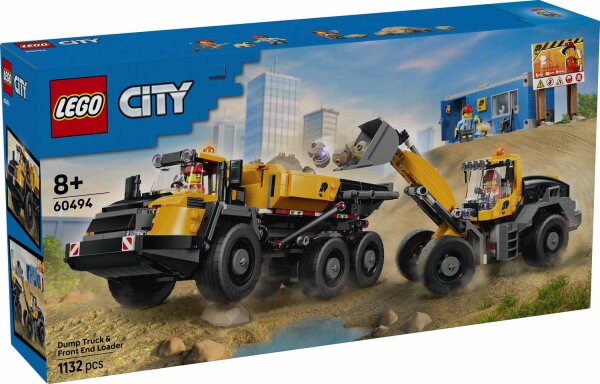 LEGO City 60494 Kipplaster und Schaufellader