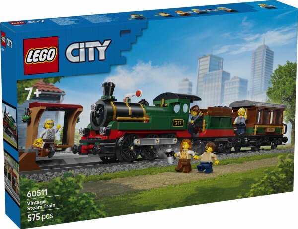 LEGO City 60511 Klassischer Dampfzug