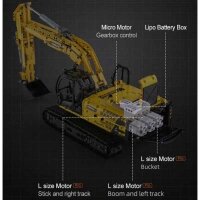 CaDA C61082W Remote Control Excavator RC-Version