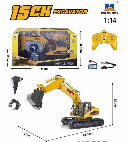 Huina 1535 RC Bagger 2,4 GHz 1:14 Metallschaufel