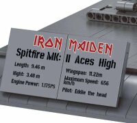 Revell Brick 00962 Iron Maiden Spitfire MK.II Aces High