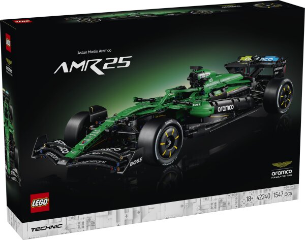 LEGO Technic 42240 Aston Martin Aramco AMR25 F1® Car