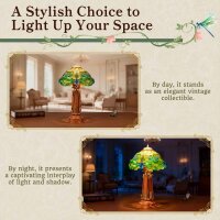 Pantasy 85042 Stained Glass Table Lamp