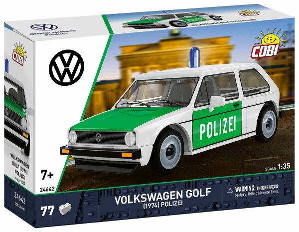 COBI 24642 Volkswagen Golf (1974) Polizei