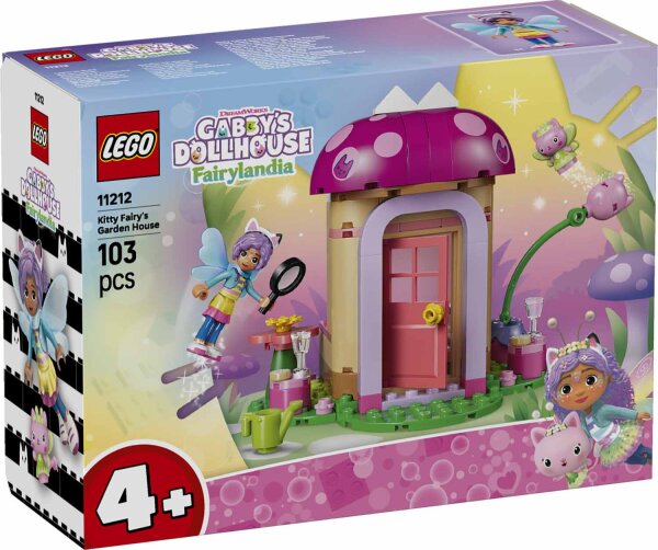 LEGO Gabbys Dollhouse 11212 Kitty Fees Gartenhaus