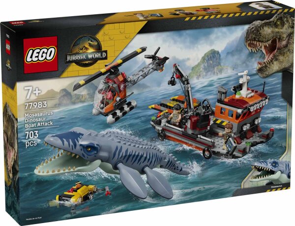 LEGO Jurassic World 77983 Mosasaurier-Angriff auf das Boot