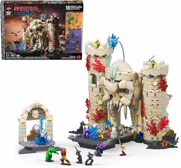 MATTEL BRICK SHOP JMB32 Masters of the Universe Battle of Castle Grayskull