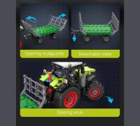 CaDA C65015W Claas Arion 660 1:24 Bricks