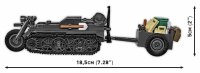 COBI 2681 Kettenkrad mit Anhänger