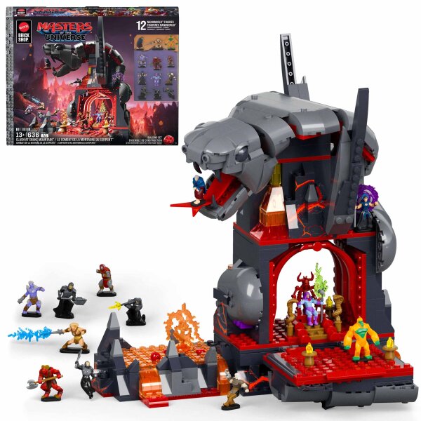 MATTEL BRICK SHOP JMB31 Masters of the Universe Snake Mountain