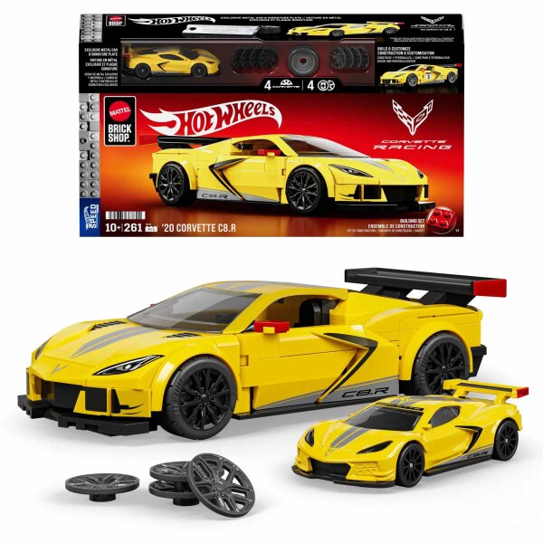MATTEL BRICK SHOP JKR19 Brick Shop Hot Wheels™ ’20 Corvette™ C8.R
