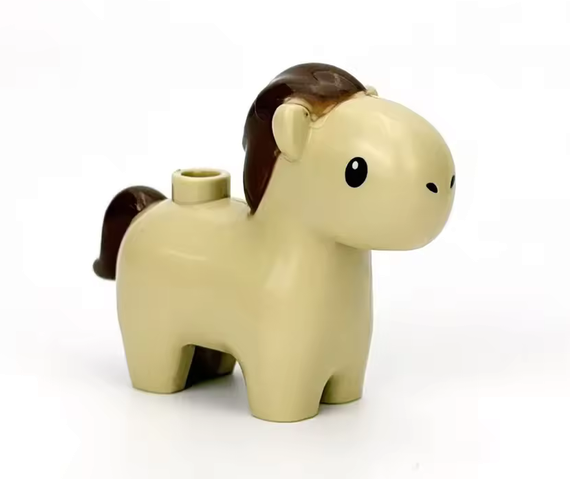 Klemmbausteine Happy Pony tan