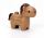 Klemmbausteine Happy Pony braun